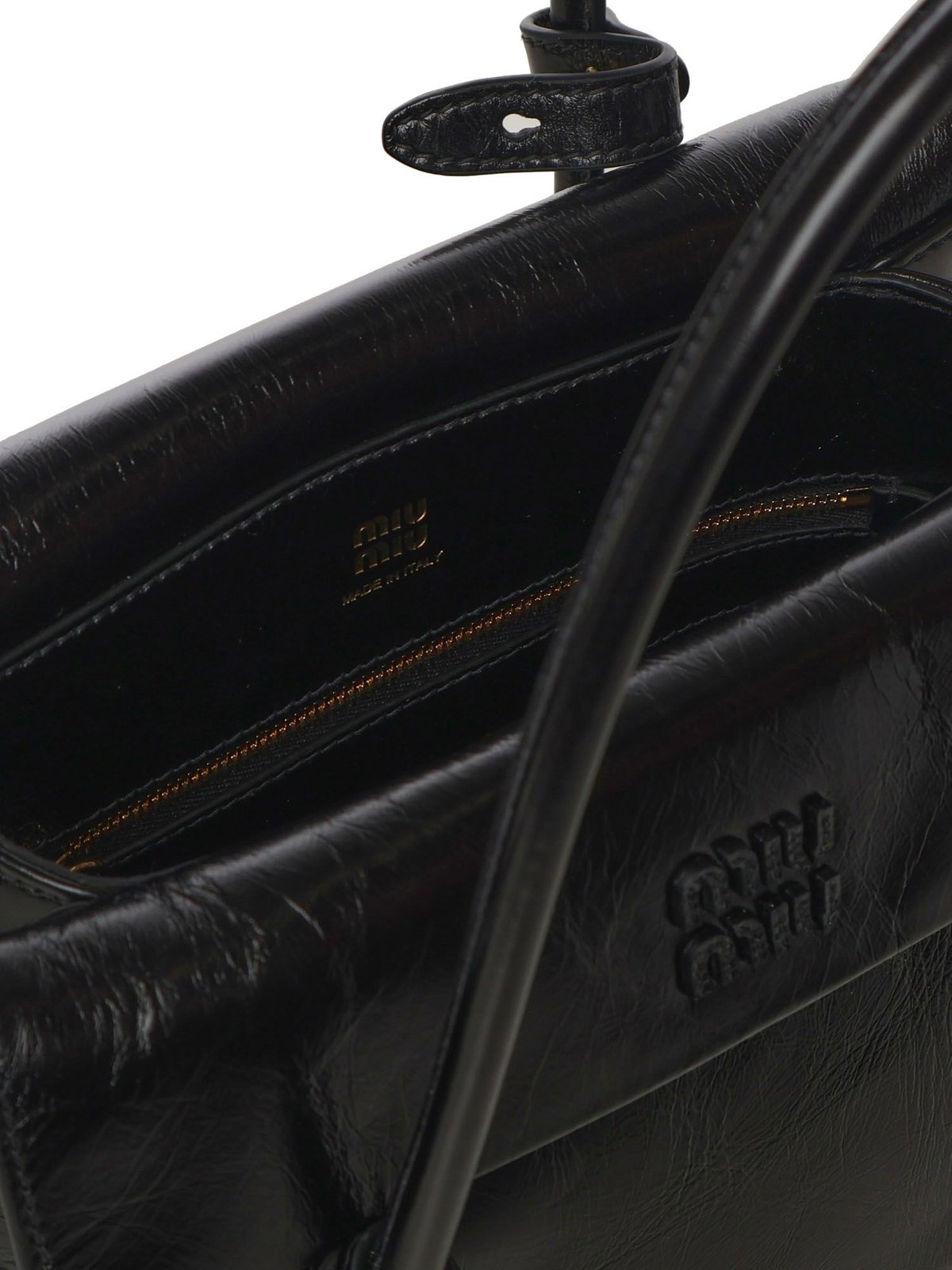 Miu Miu Logo-Detailed Tote Bag
