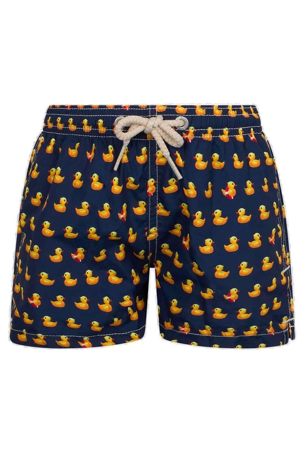 Mc2 Saint Barth Kids Dark Printed Drawstring Swim Shorts