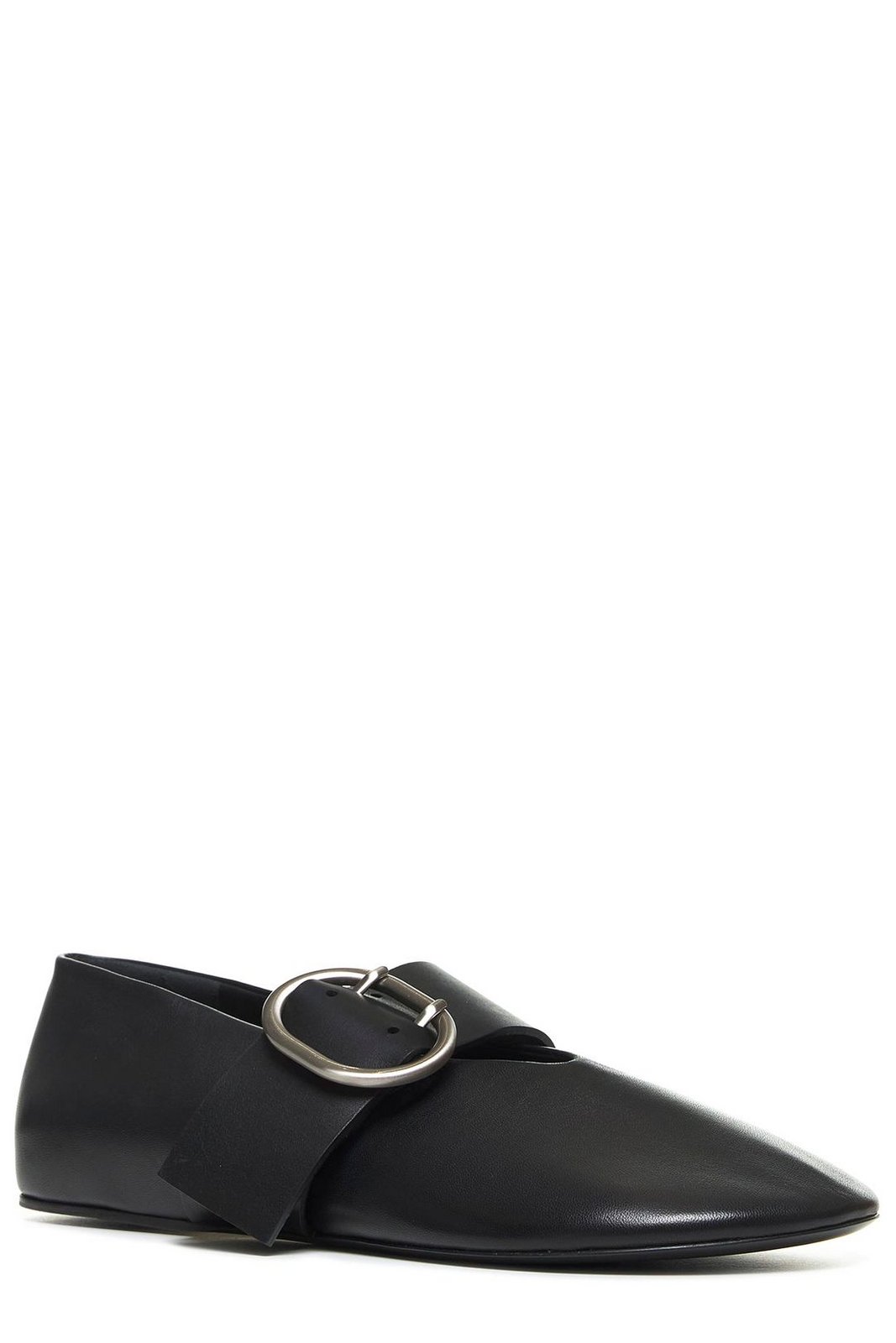 ジル・サンダー カノーロ バックル付きバレリーナ