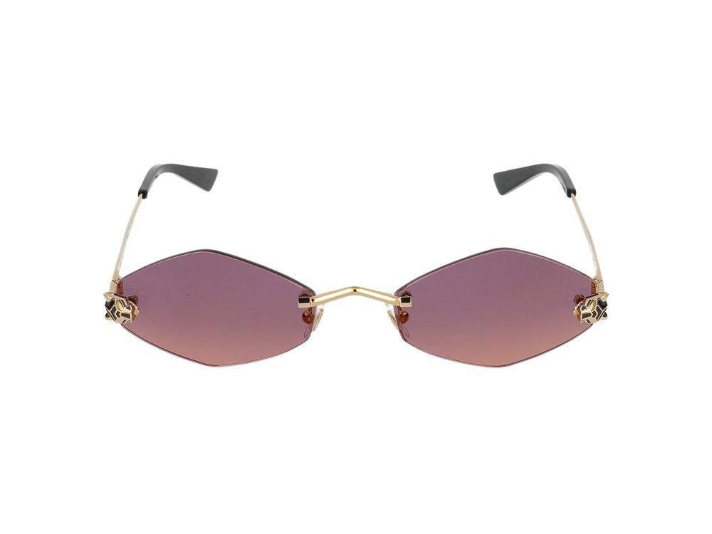 Cartier Geometric Frame Sunglasses