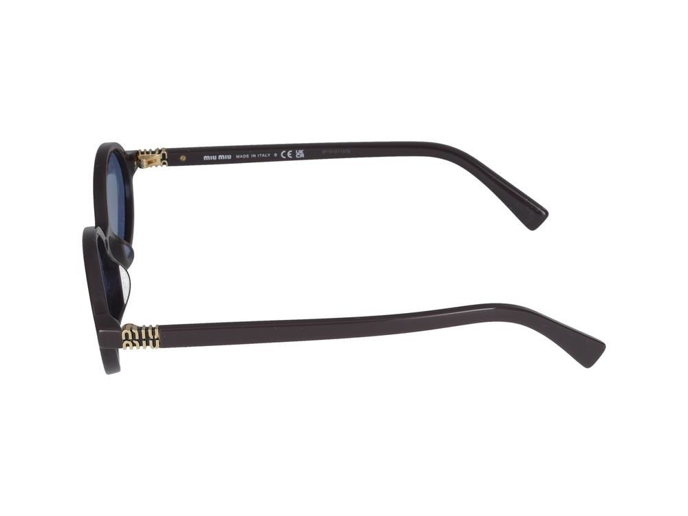 Miu Miu Oval Frame Full Rim Sunglasses