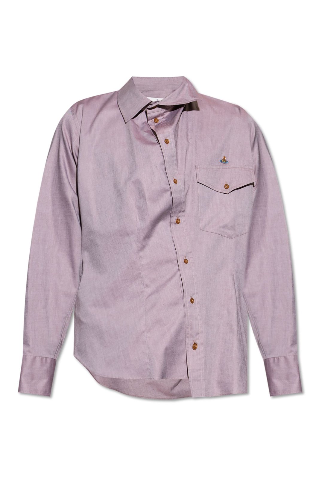 Vivienne Westwood Logo Embroidered Shirt