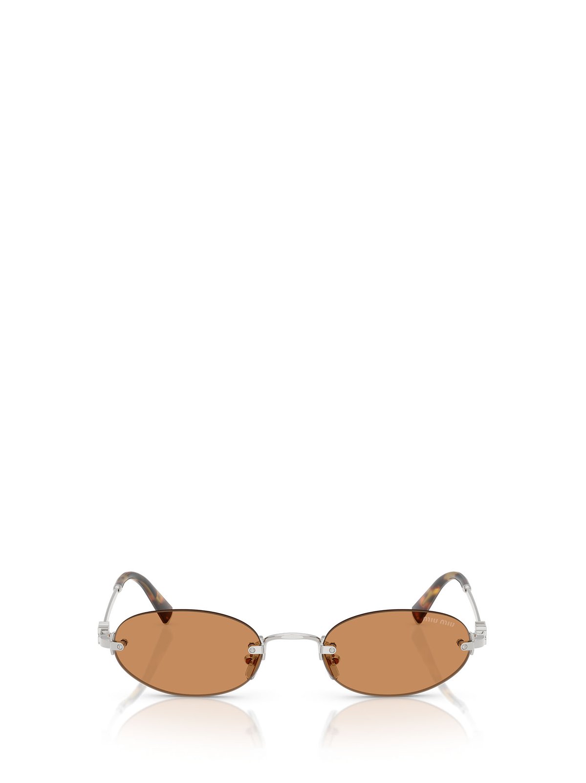 Miu Miu Eyewear Oval Frame Full Rim Sunglasses