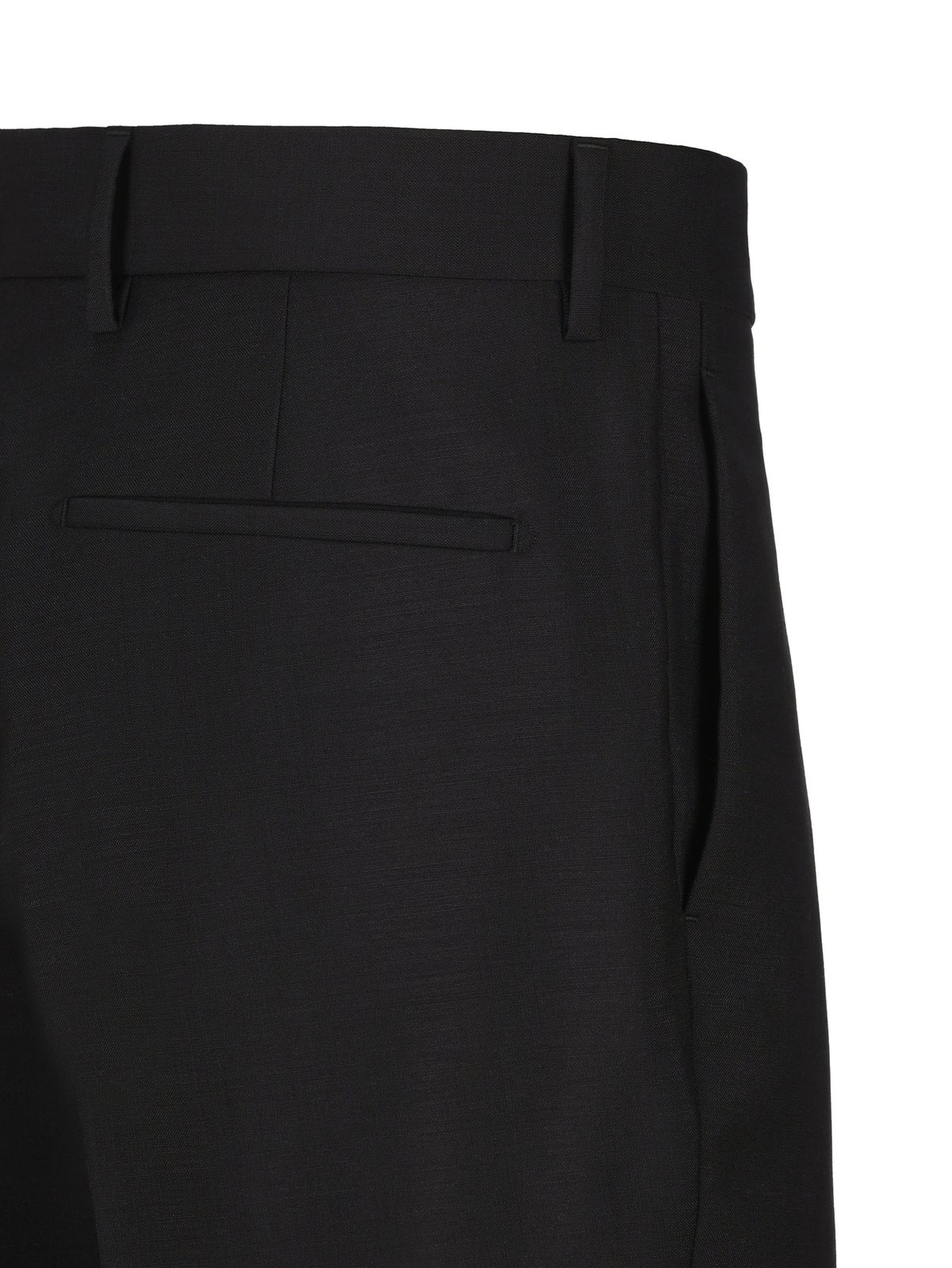 Prada Mid-Rise Tailored Cropped Trousers