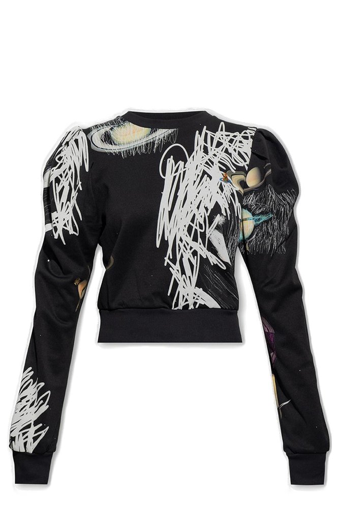 Vivienne Westwood Woman Sweatshirt Black Size M Polyamide, Cotton | ModeSens