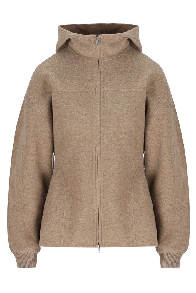 MAXMARA 집업 후드 자켓