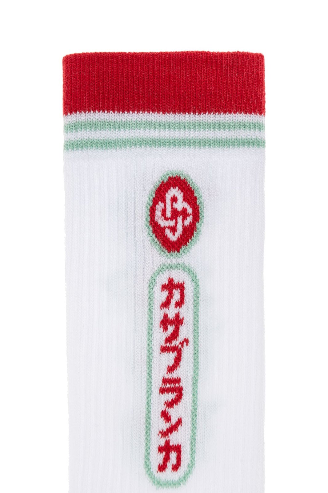 Casablanca Logo Intarsia-Knit Socks