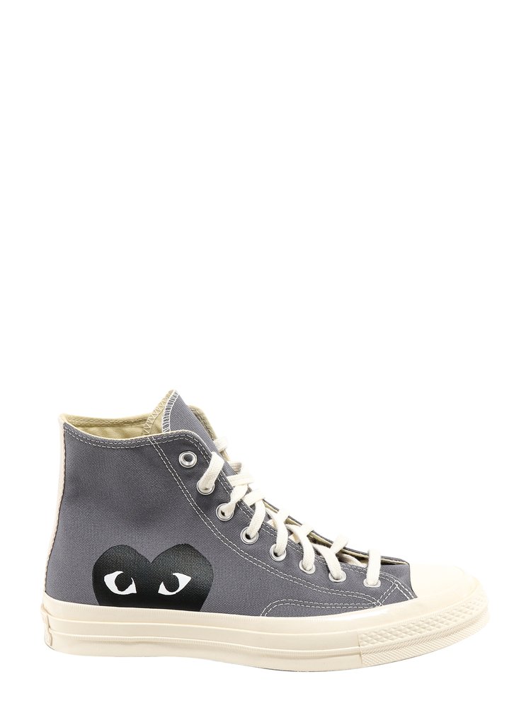 Shop Comme Des Garçons Play X Converse Sneakers In Grey