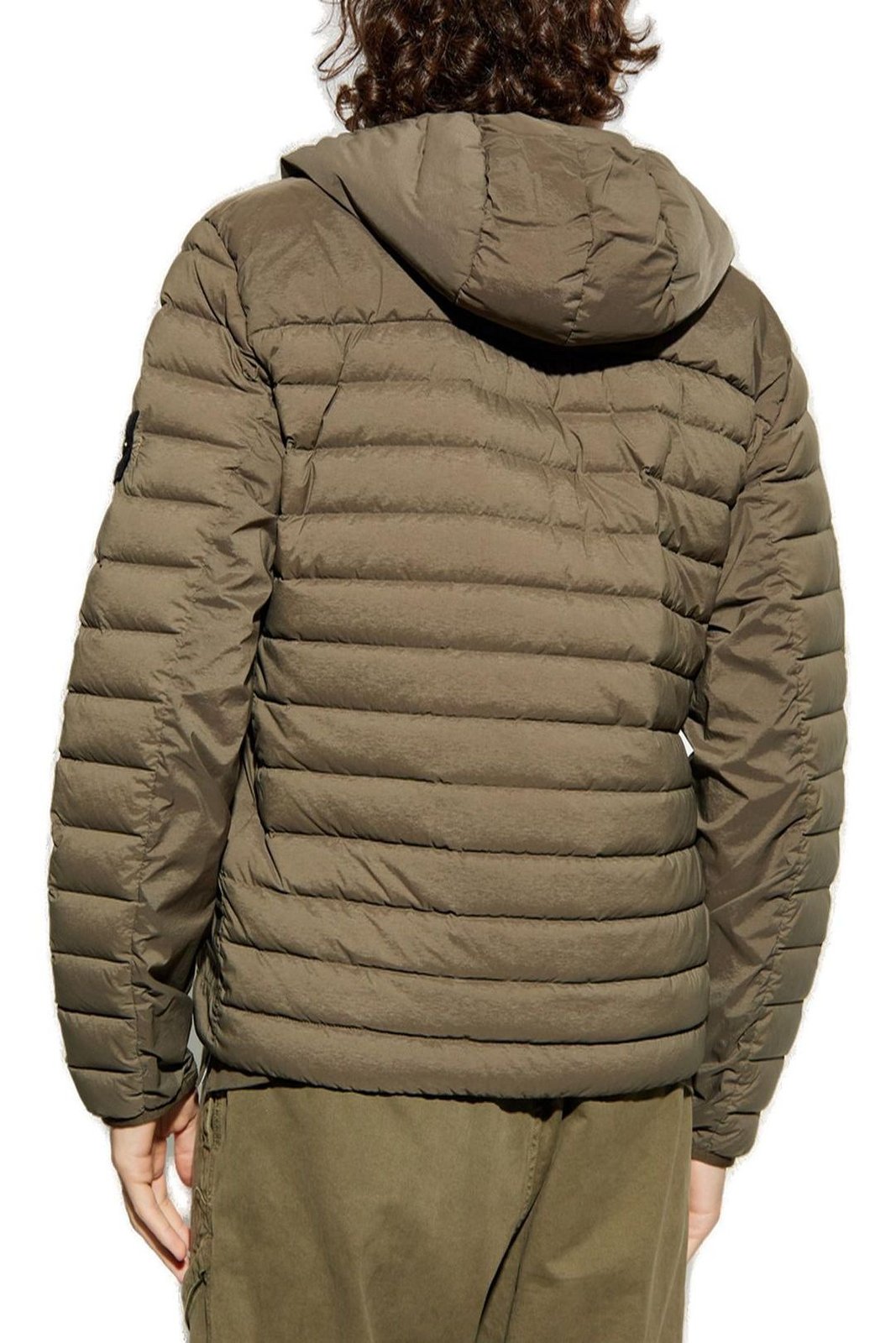 Stone Island Hooded Zip-Up Jacket