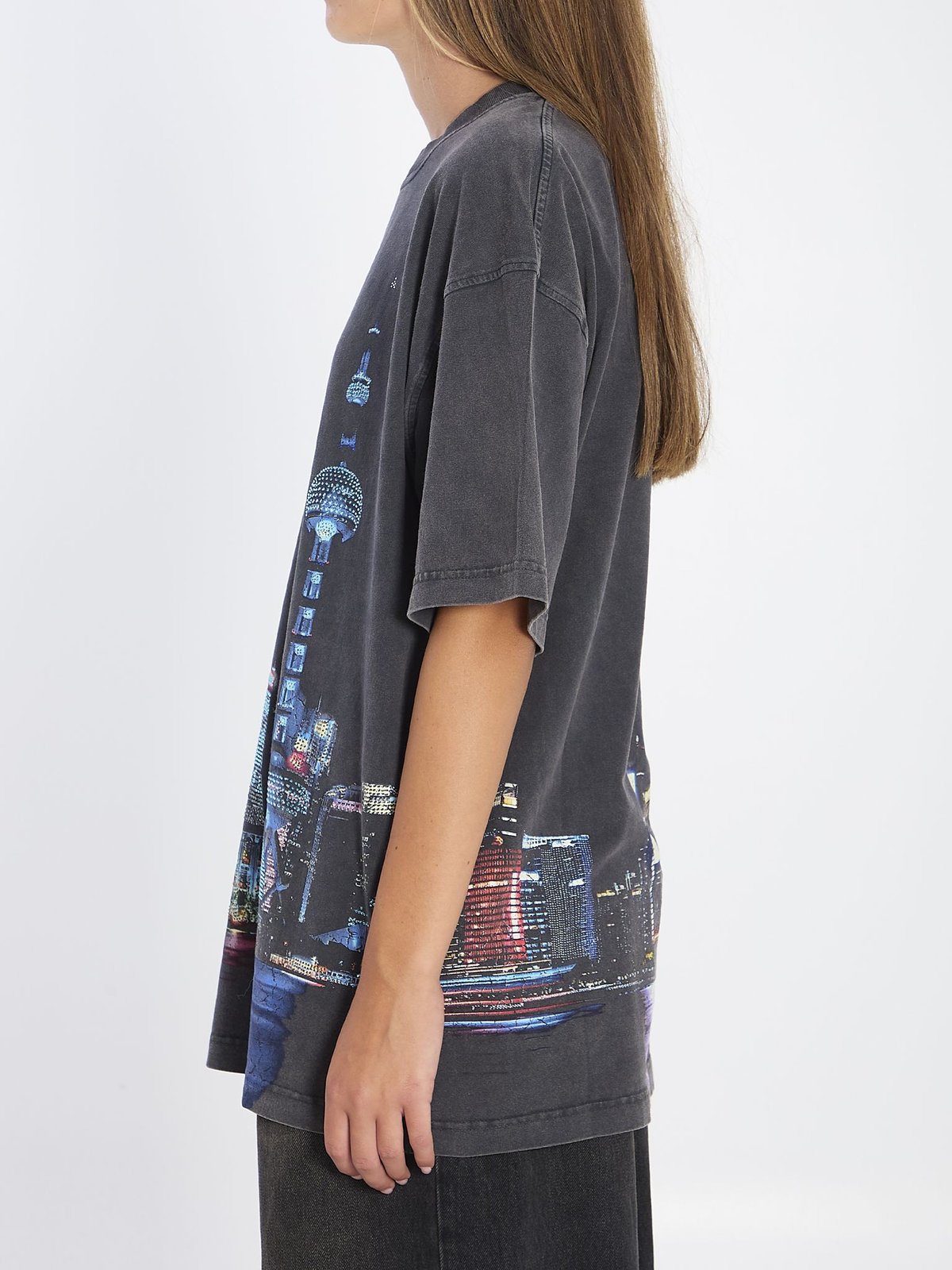 Alexander Wang Logo Printed Crewneck T-Shirt