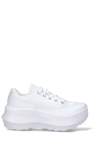 꼼데가르송 Comme Des Garçons X Salomon 로고 디보스드 플랫폼 스니커즈