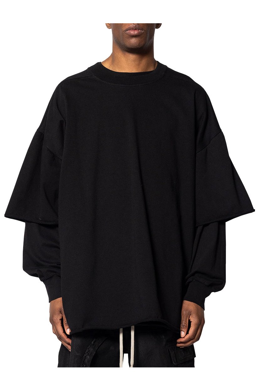 Tシャツ・カットソー RICK OWENS Rick Owens Drkshdw  Hustler Sweatshirt Hoodies and sweatshirts Rick Owens DRKSHDW Knit T-Shirt