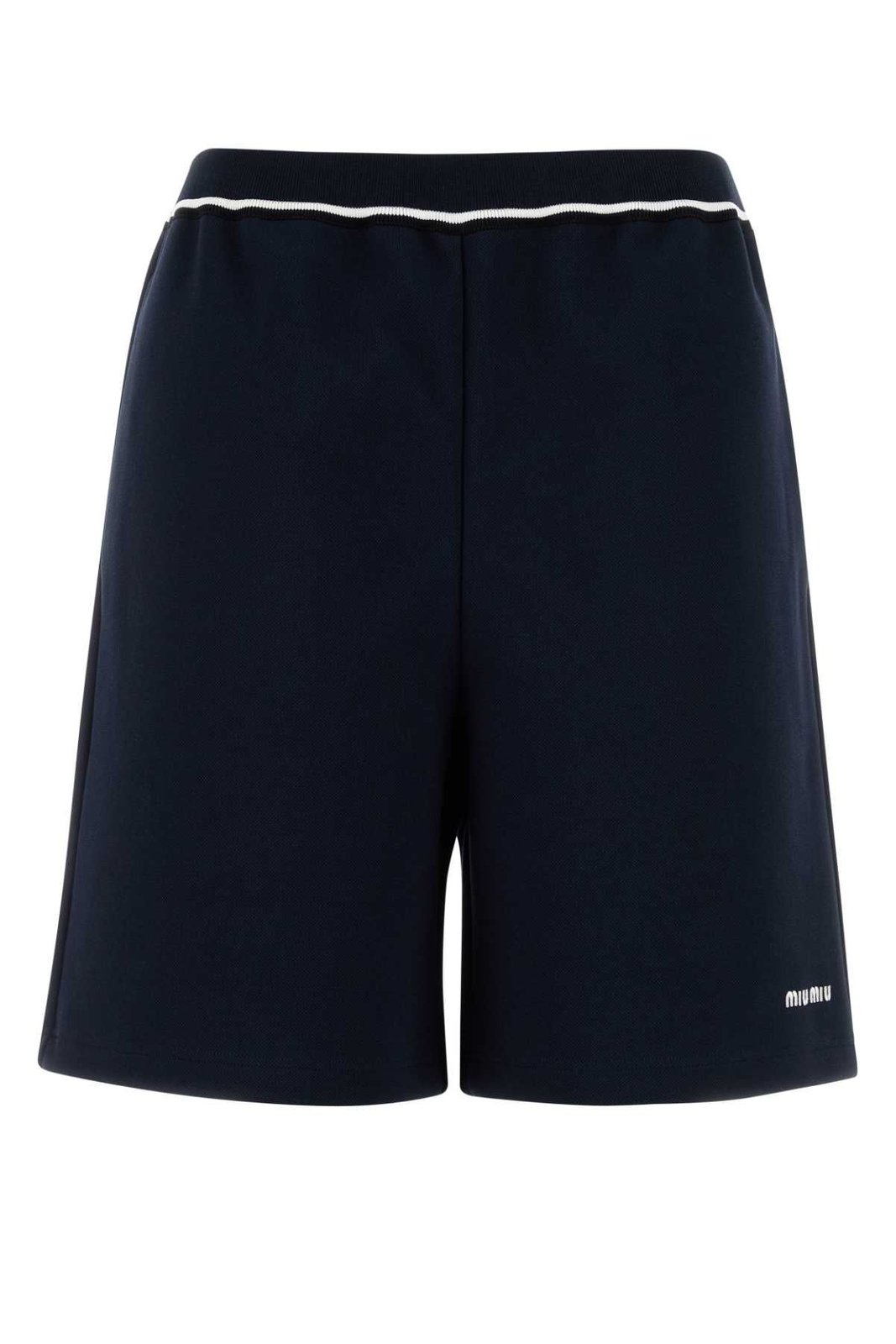 Miu Miu Logo-Embroidered Shorts – Cettire