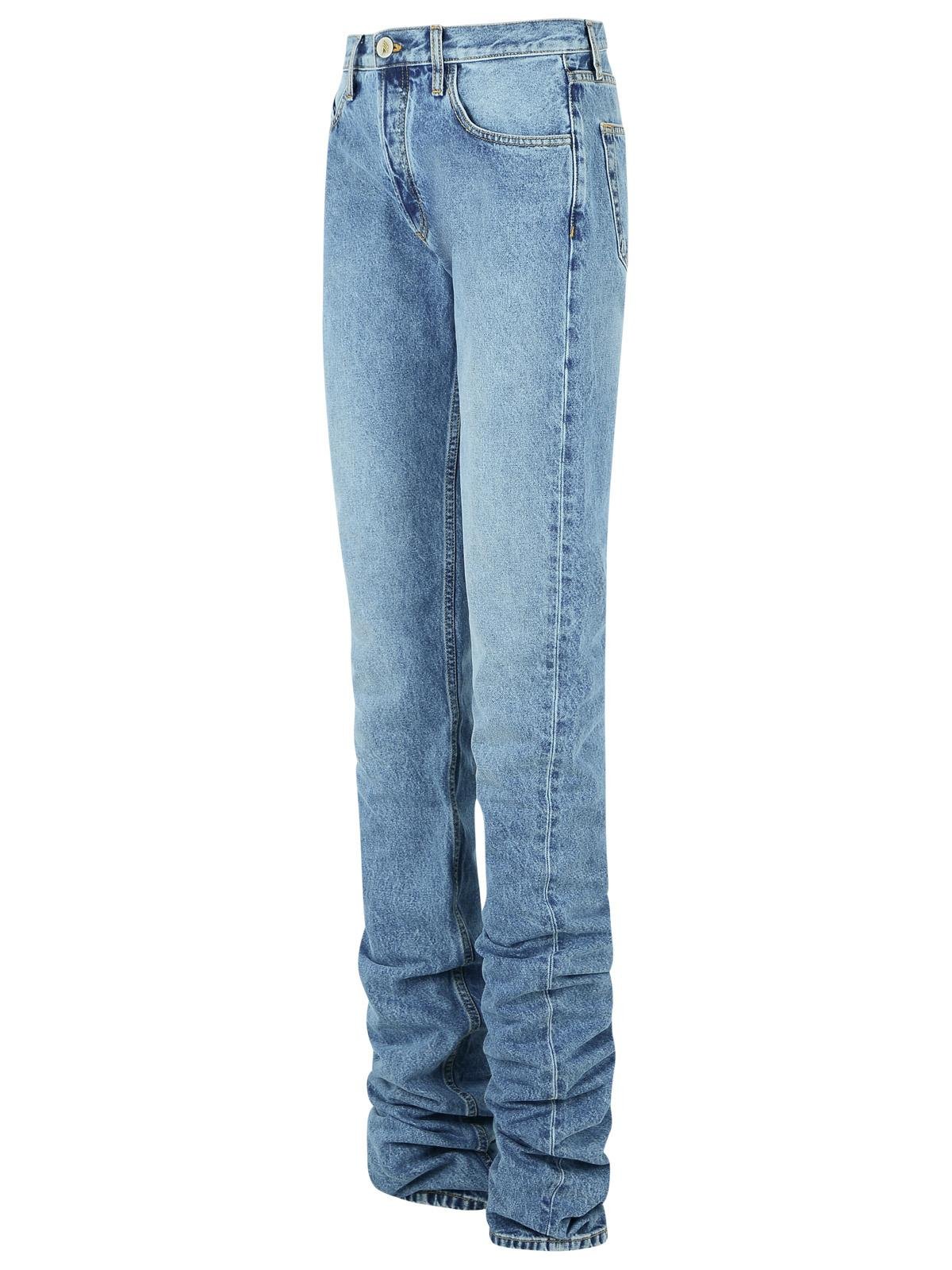 The Attico Logo Patch Long Jeans