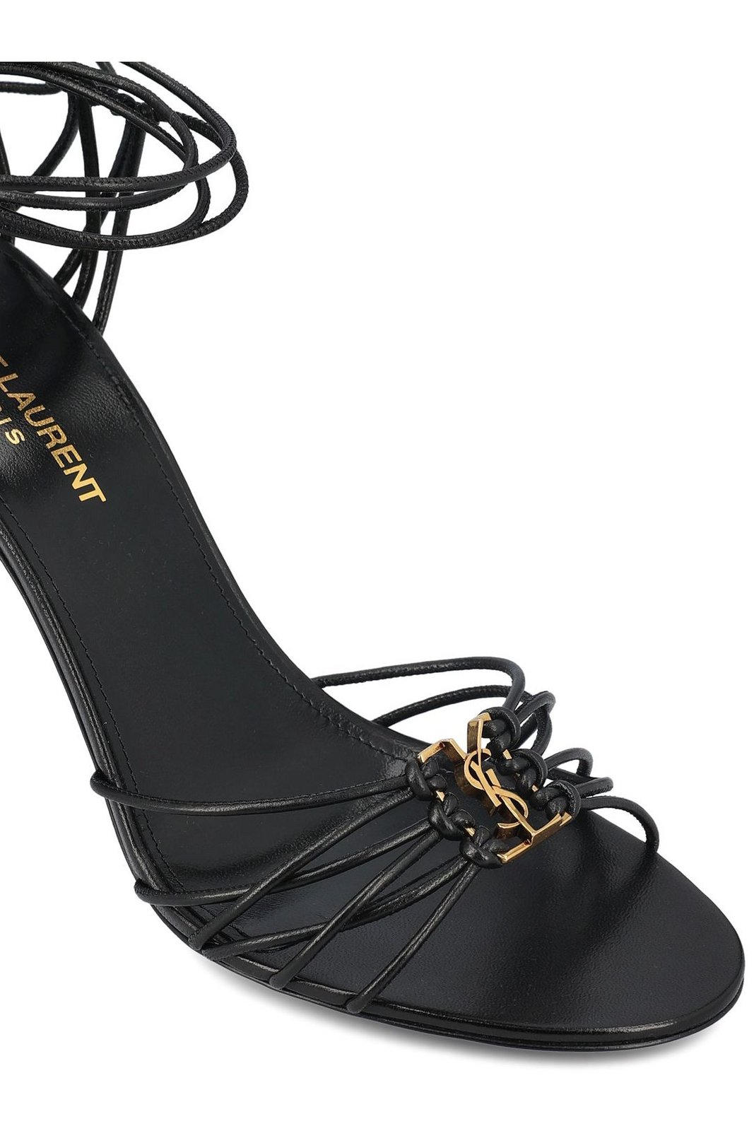 Saint Laurent Babylone Logo Plaque Sandals