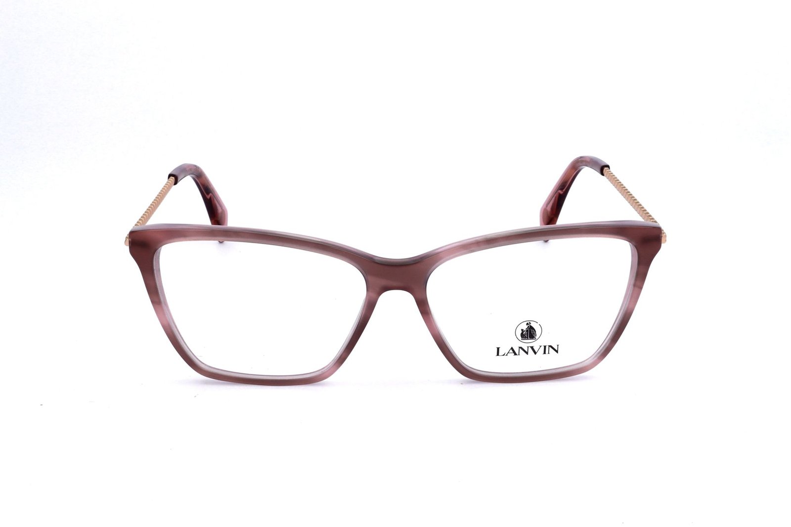 LANVIN スクエアフレムメカネ LNV2605 602 Lanvin LNV2605 602 STRIPED RED 56/14/140 Women's Eyewear