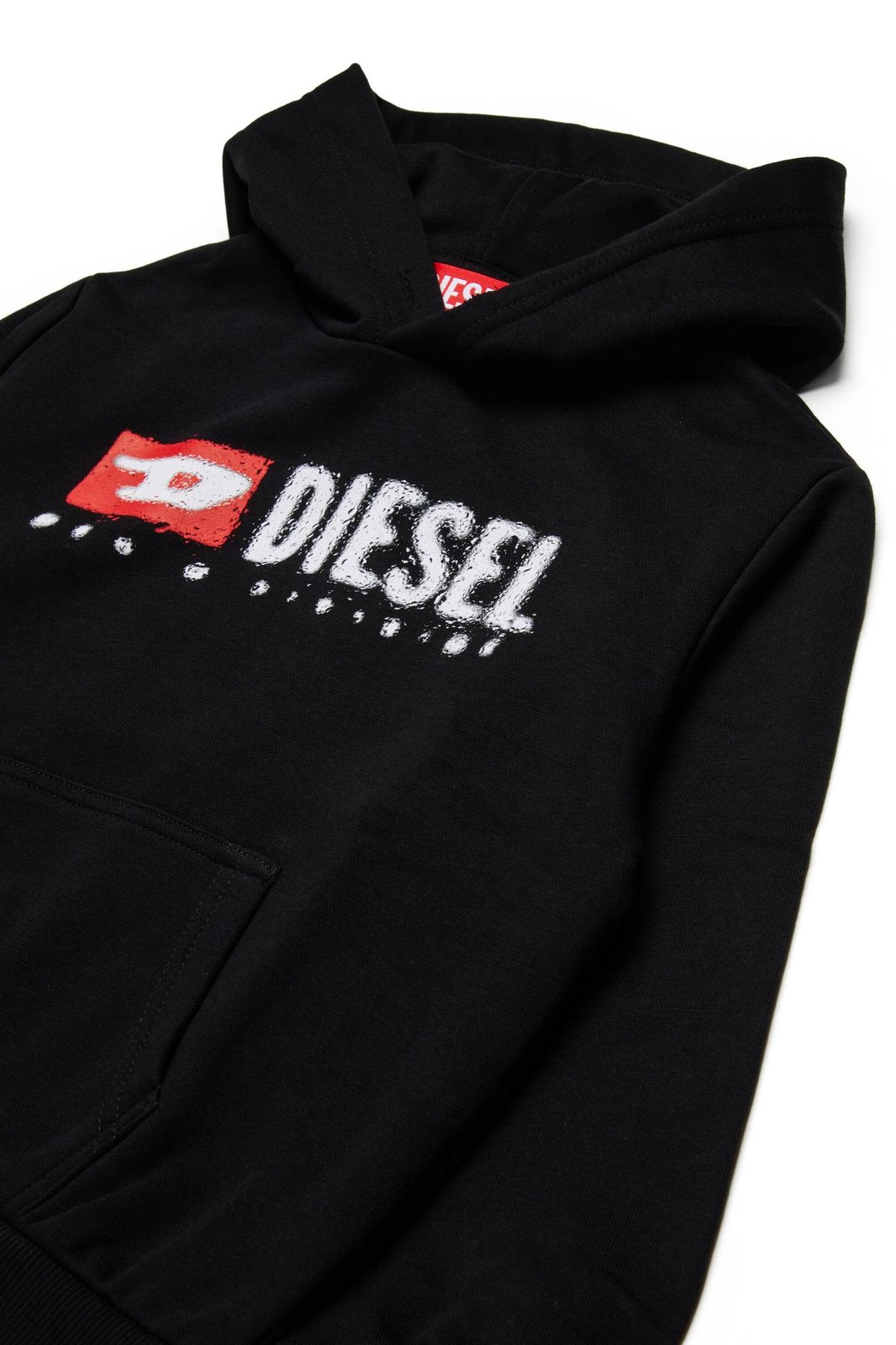 Diesel Kids D-Logo Printed Hoodie