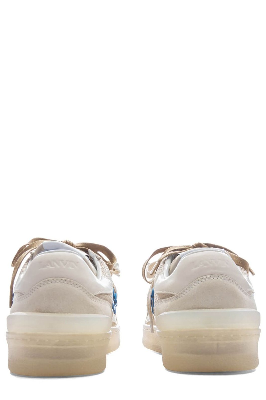 Lanvin Clay Triple-Lace Low-Top Sneakers – Cettire