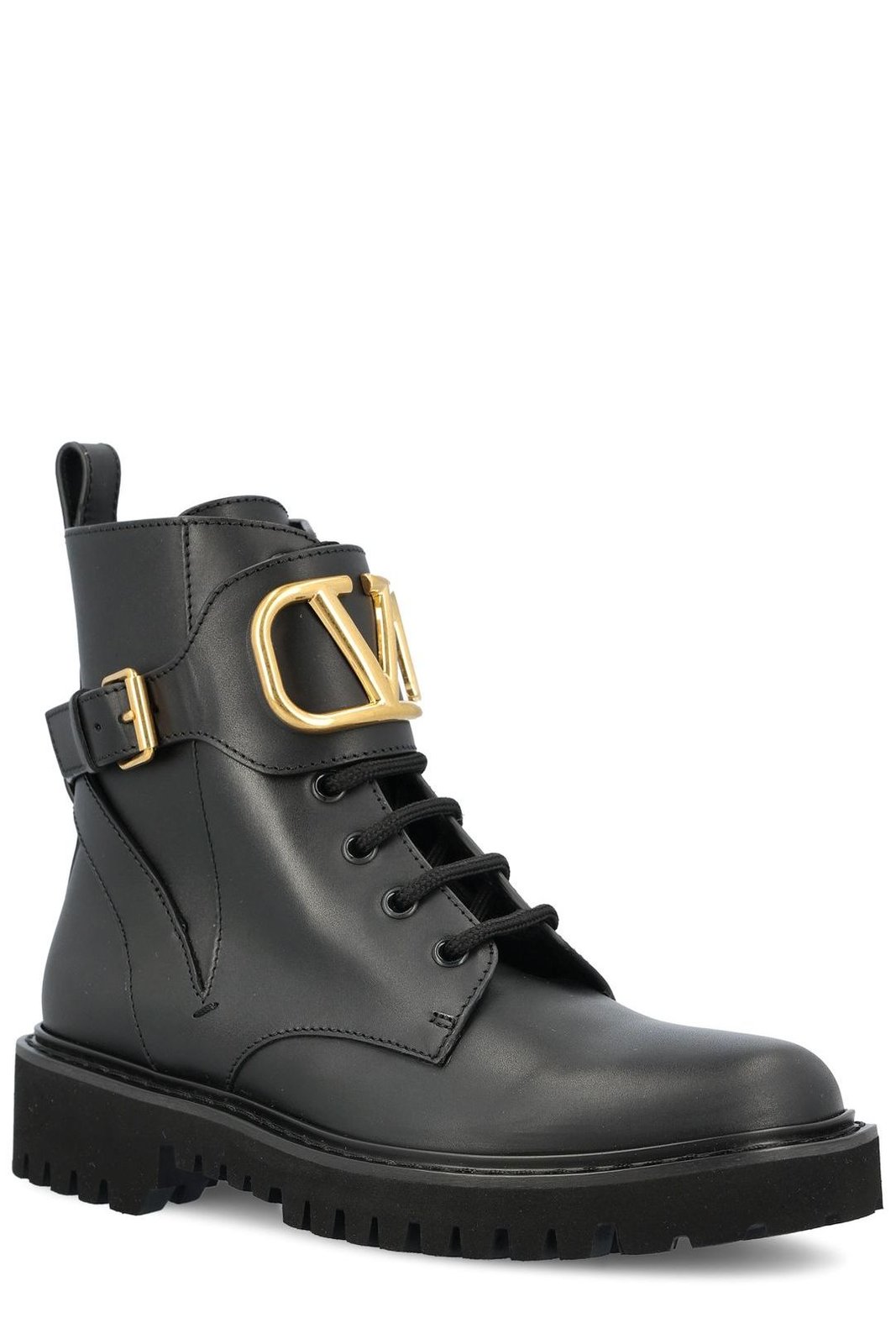 Valentino Vlogo Signature Combat Boots