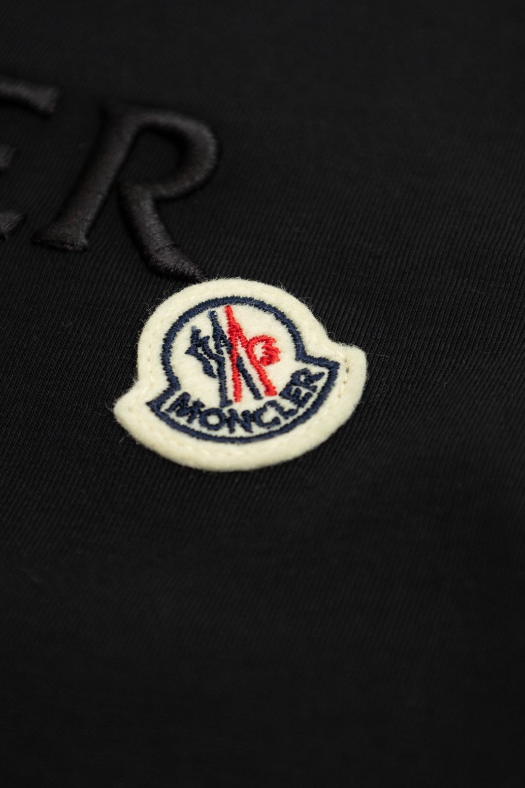 Moncler Enfant Logo Embroidered Crewneck T-Shirt