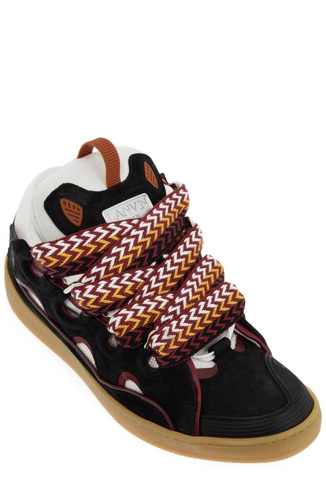 Lanvin Curb Lace-Up Sneakers