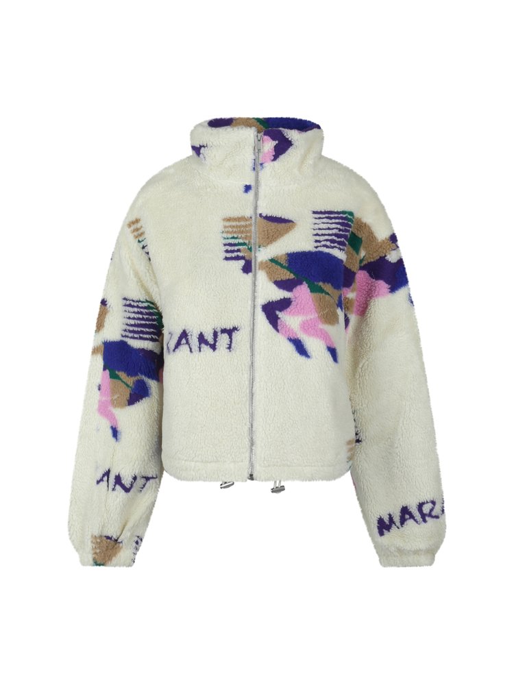 Isabel Marant Étoile Mackensy Fleece Zipped Jacket – Cettire