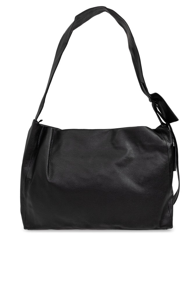 Yohji Yamamoto 編み込み レザー ショルダーバッグ ブラック 新品 クラシックショルダーバッグ | YOHJI YAMAMOTO | FETCHING