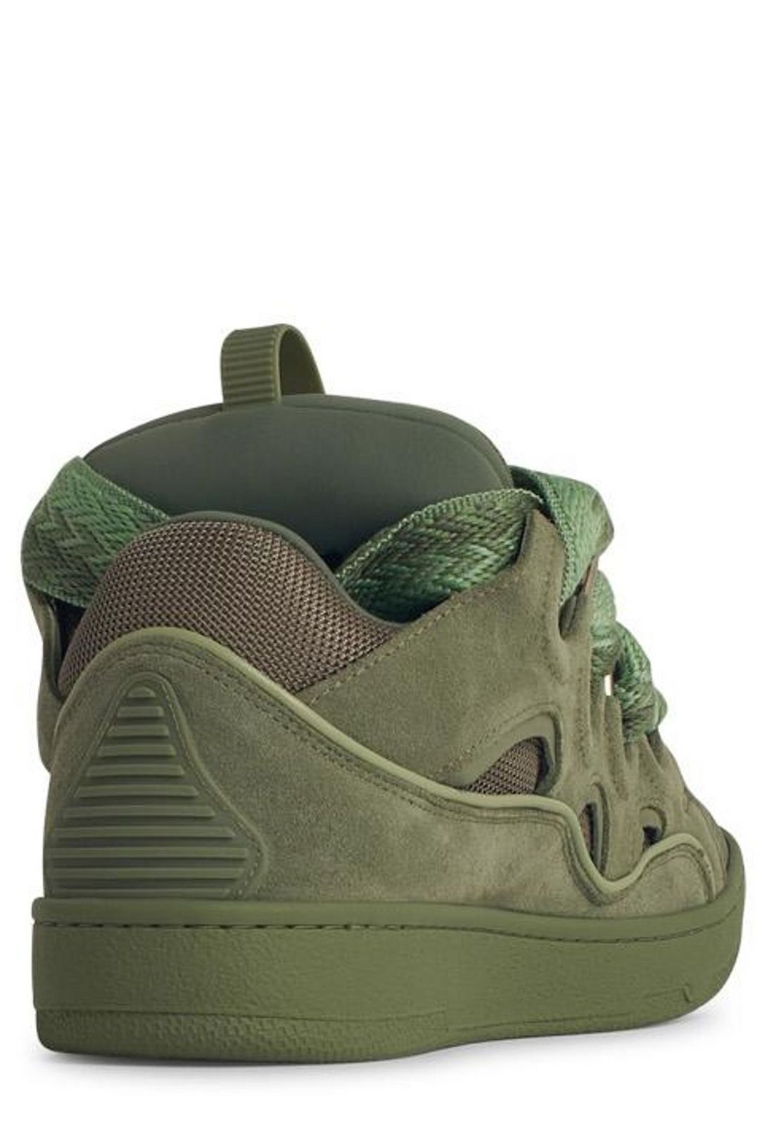 Lanvin Curb Lace-Up Sneakers