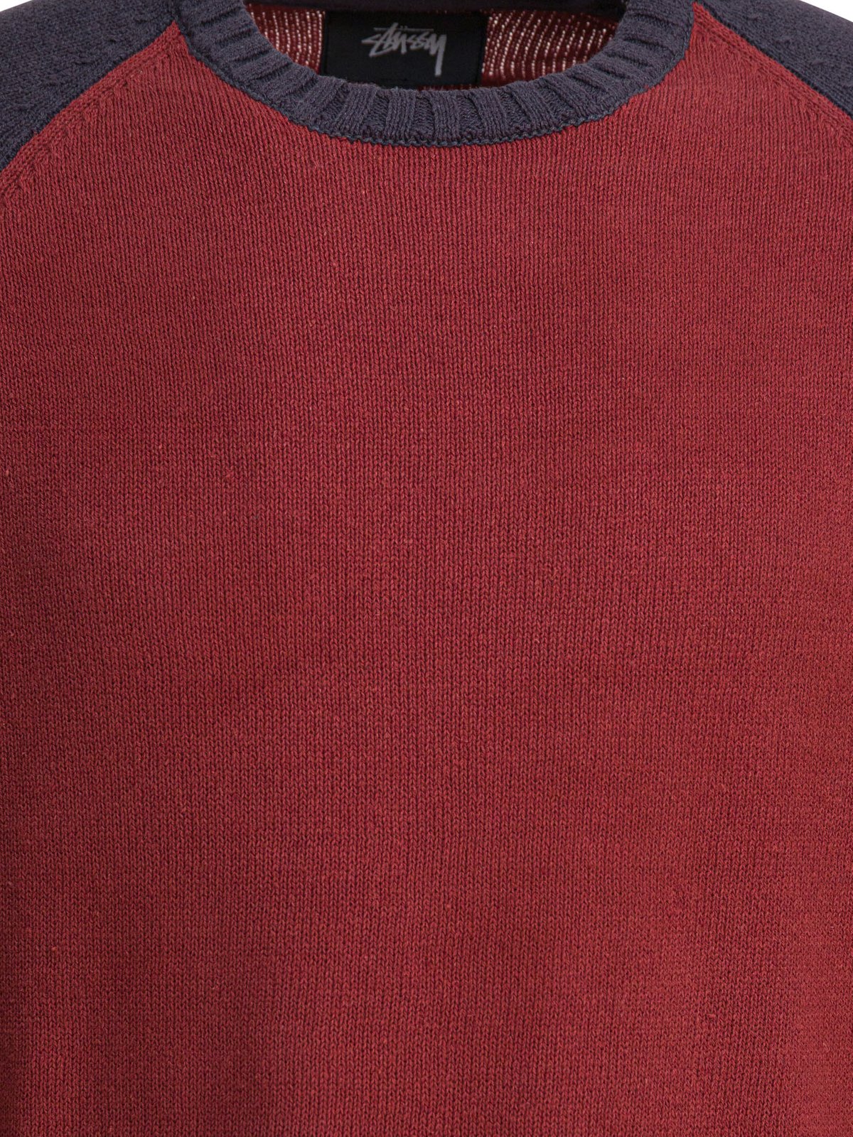 Stüssy Color-Blocked Crewneck Knitted Jumper