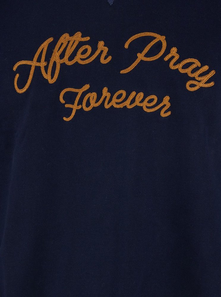 AFTER PRAY 로고 크루넥 스웨터