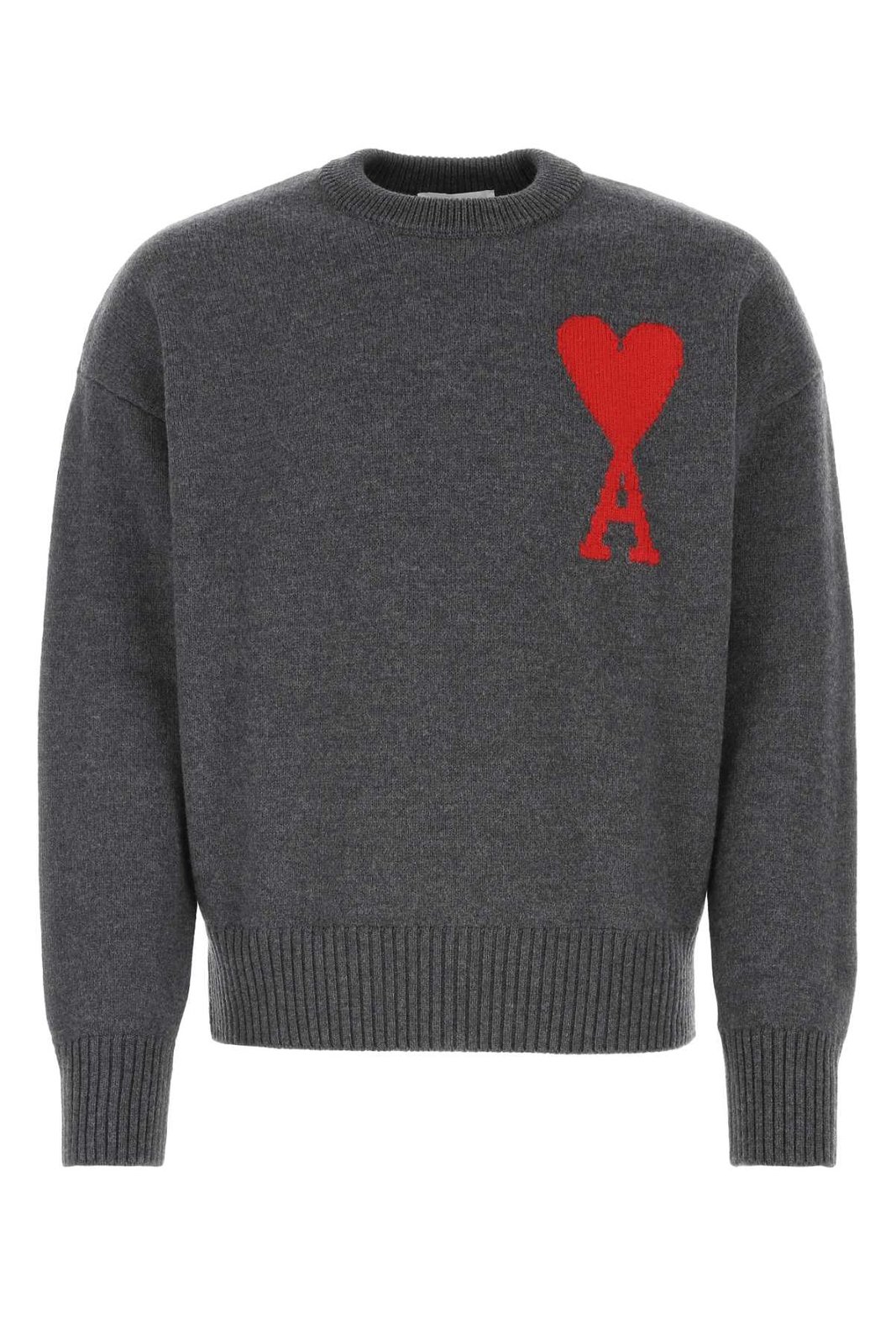 AMI Paris Ami de Coeur Crewneck Knitted Jumper