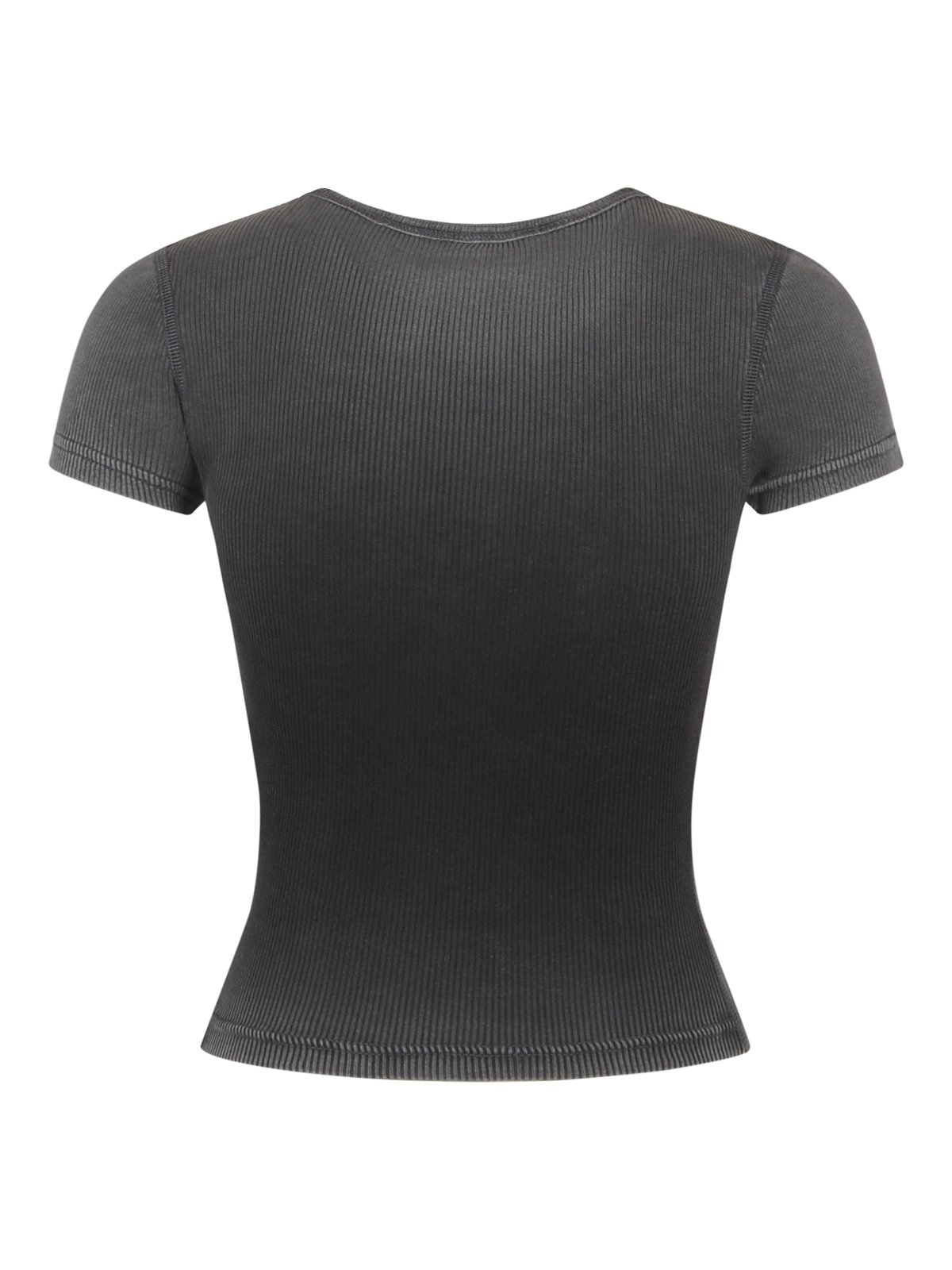 Alexander Wang Hotfix Cursive-Logo Crewneck T-Shirt