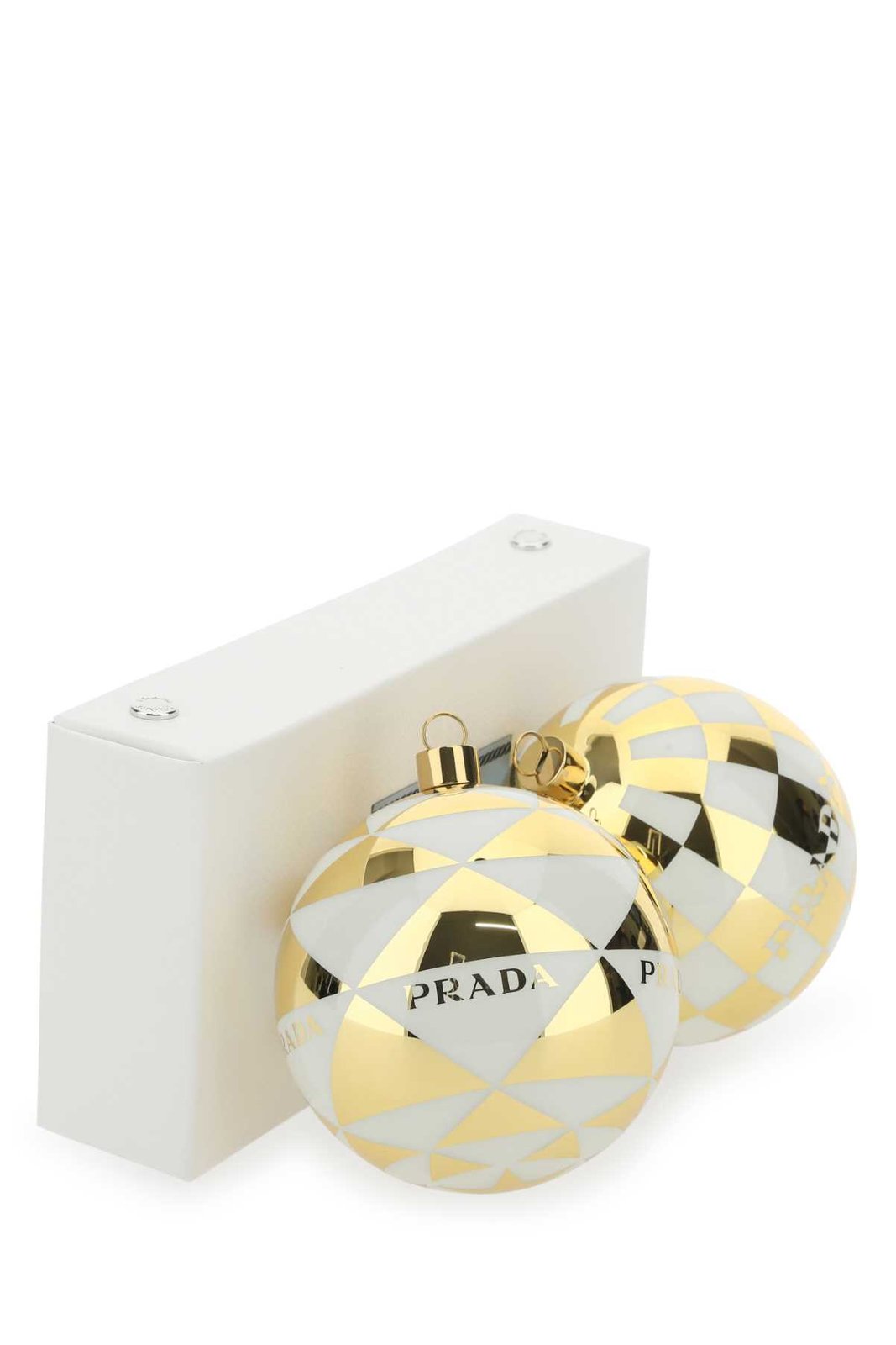 Prada Logo Printed Christmas Ornaments Set