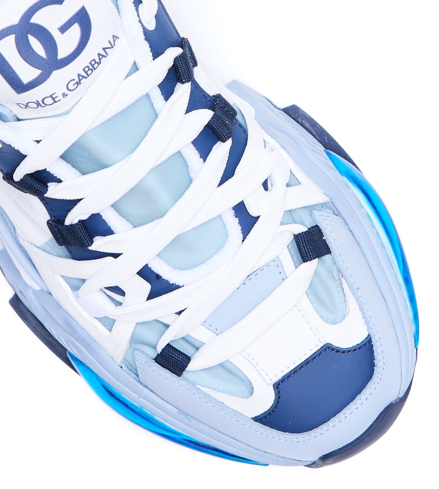 Dolce & Gabbana Sneakers a stivaletto d11084 con lacci e zip