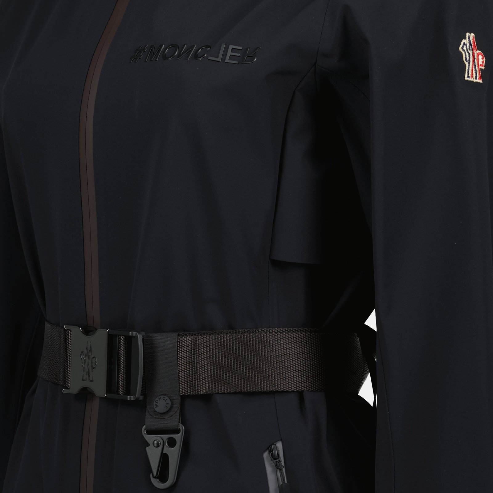 Moncler Grenoble Valles Belted Hooded Jacket