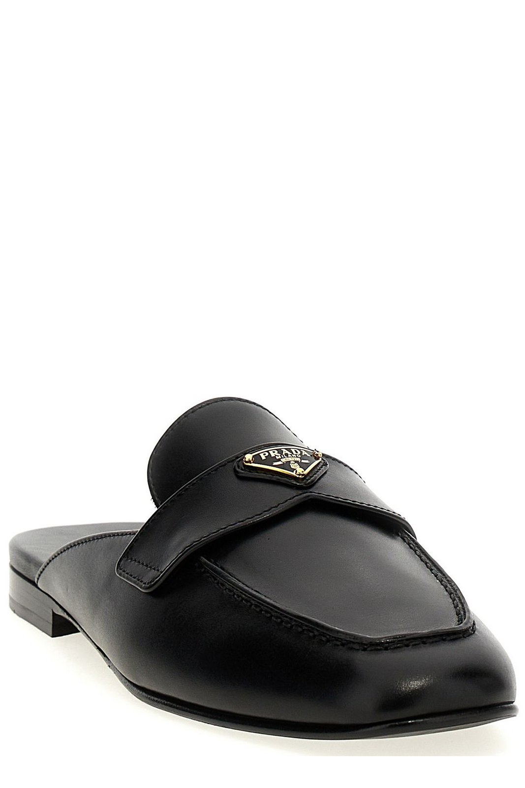 Prada Square-Toe Slip-On Mules