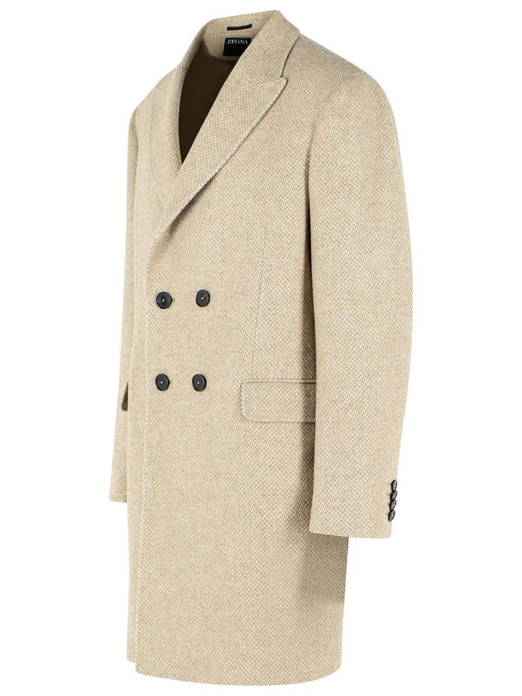 ZEGNA 더블 브레스트 코트