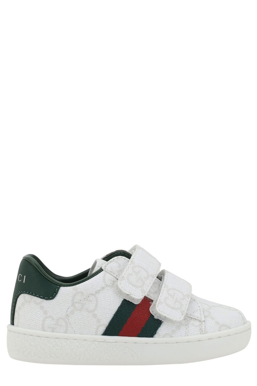 Gucci Kids Logo Printed Touch-Strap Sneakers