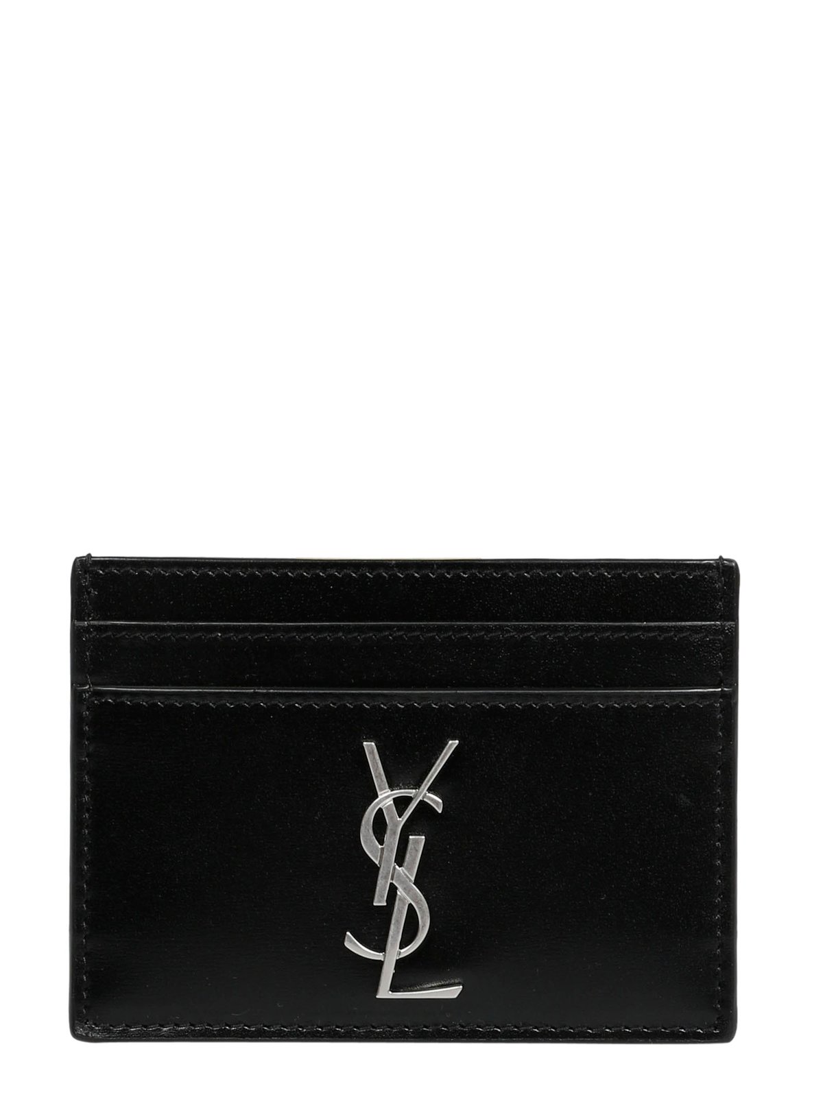 Saint Laurent Cassandre Logo Plaque Cardholder