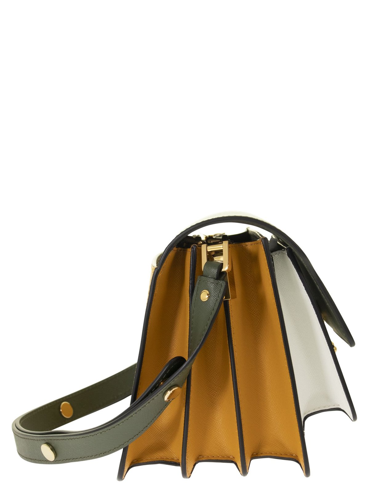 MARNI っぽく マルニ トランク レザー カラーブロック ミディアム 
