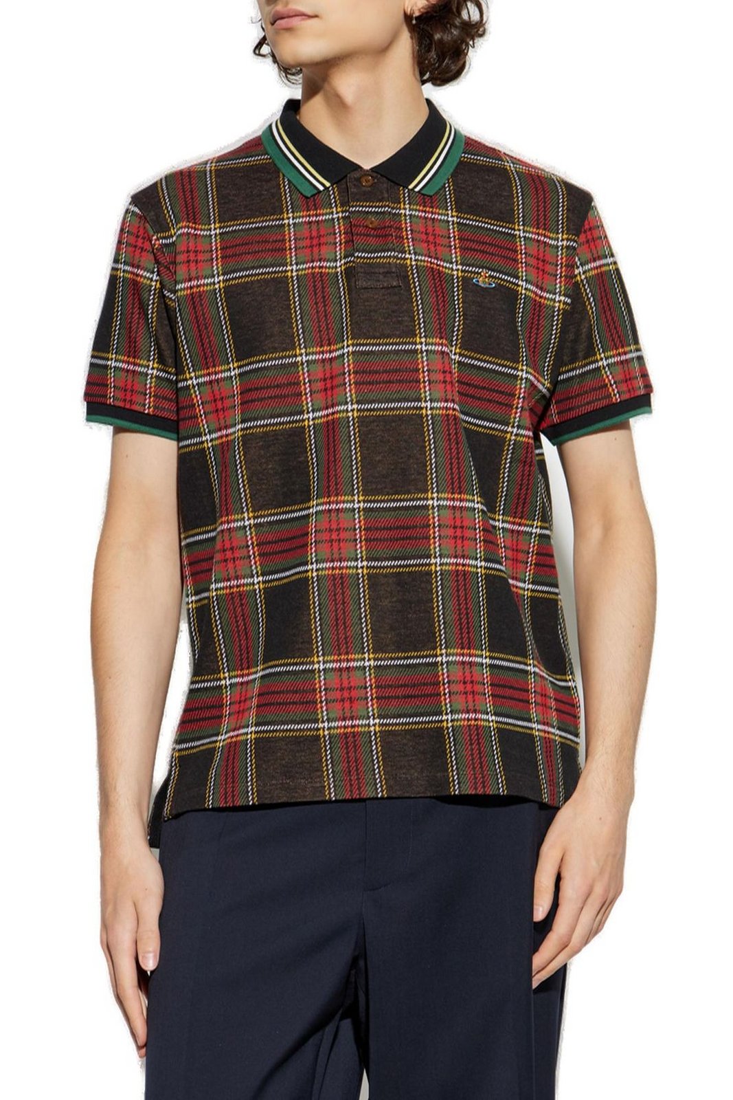 Vivienne Westwood Checked Polo Shirt