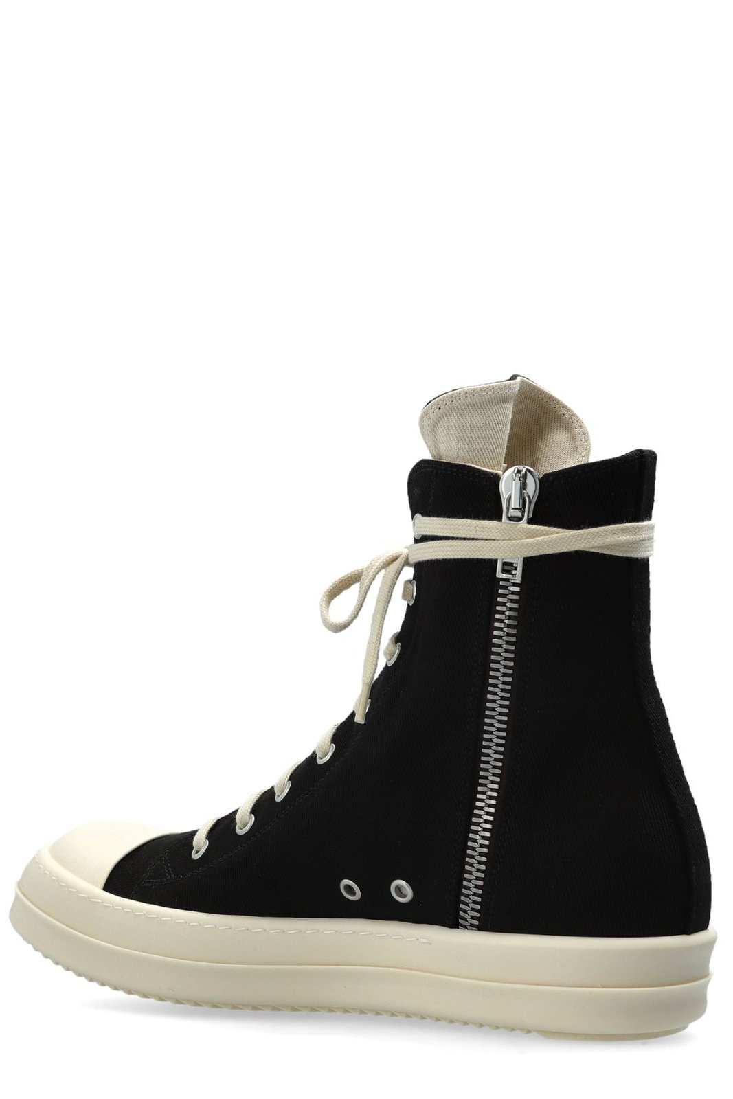 Rick Owens DRKSHDW Round Toe Lace-Up Sneakers
