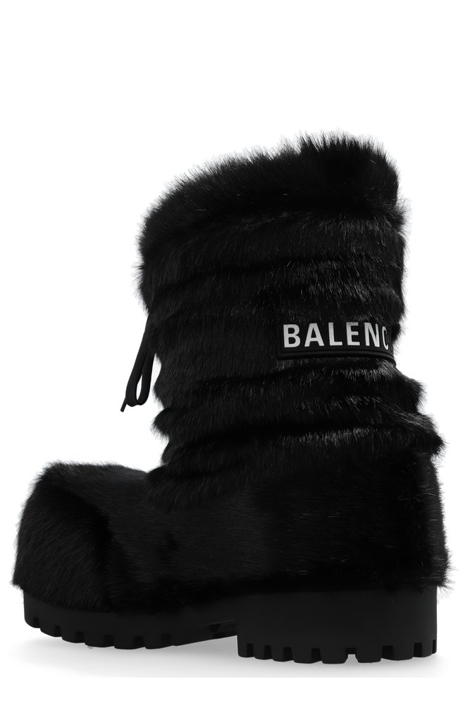 s BALENCIAGAアラスカ ブラック ムートンブーツ 41/42 BALENCIAGAアラスカ ブラック ムートンブーツ 41/42