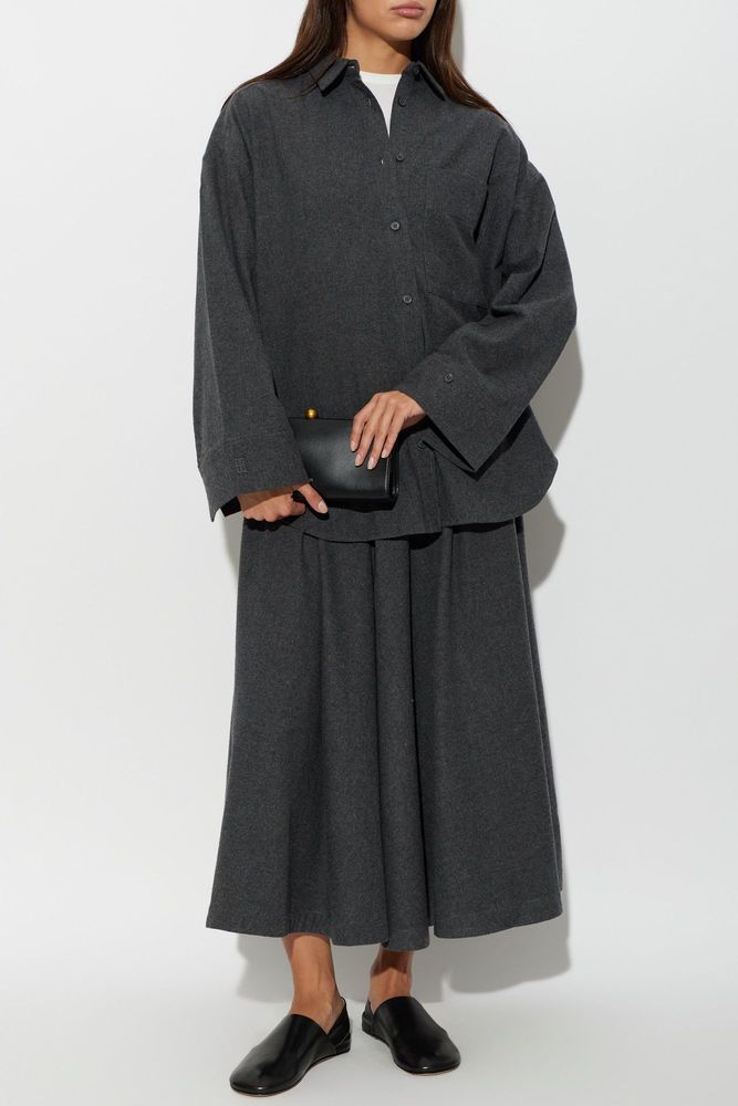 BY MALENE BIRGER 에덴 플리츠 미디 스커트