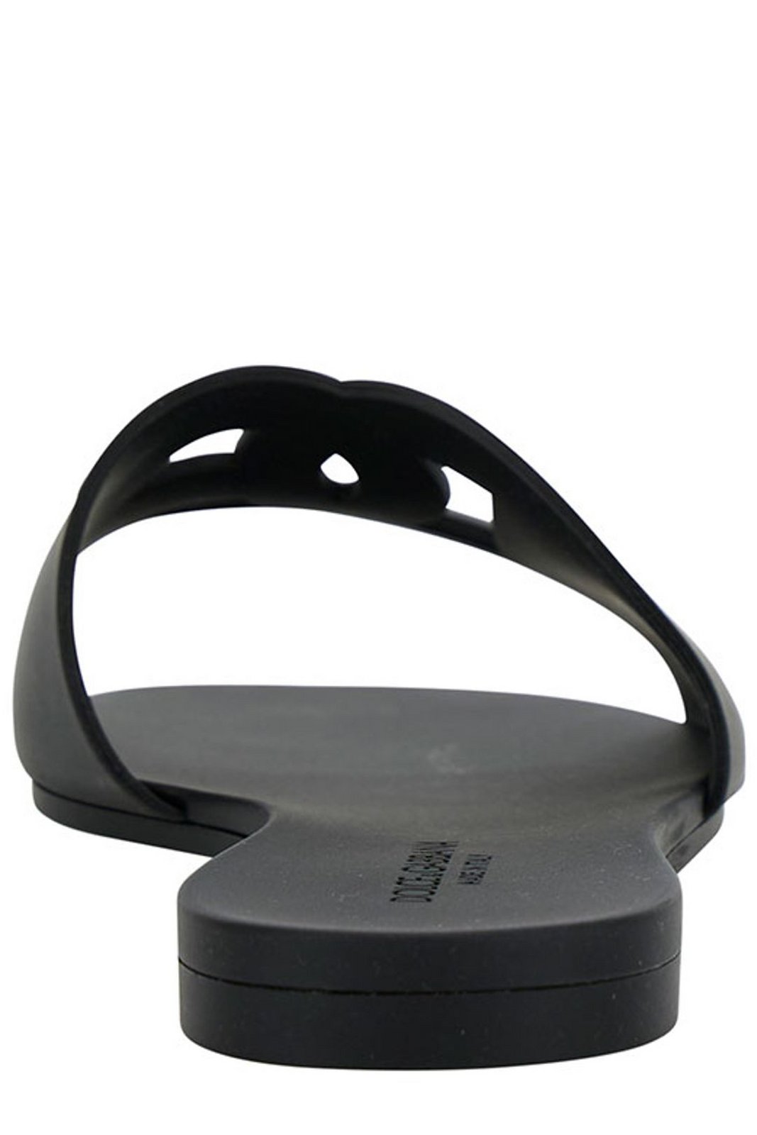 Dolce & Gabbana Logo Cut-Out Open-Toe Slides