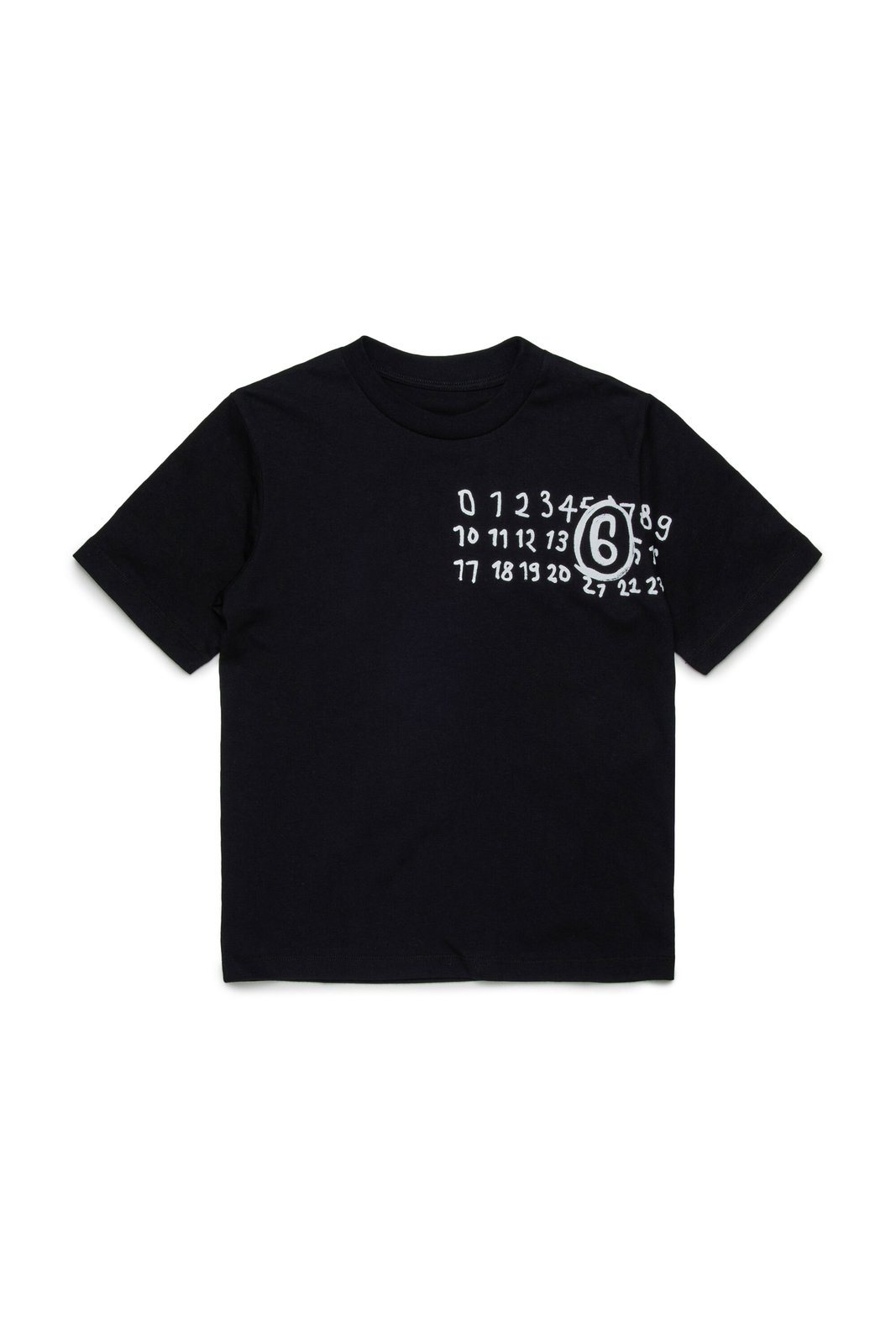 MM6 Maison Margiela Kids Numbers Printed Crewneck T-Shirt