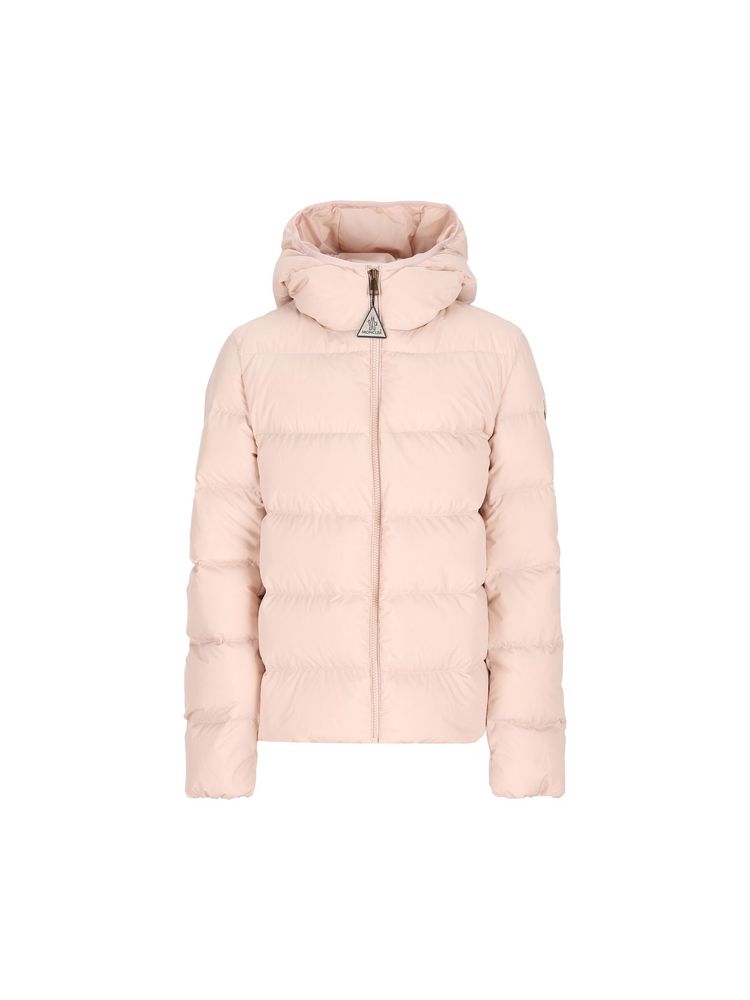 Moncler Enfant 지퍼 퀼팅 후드 자켓