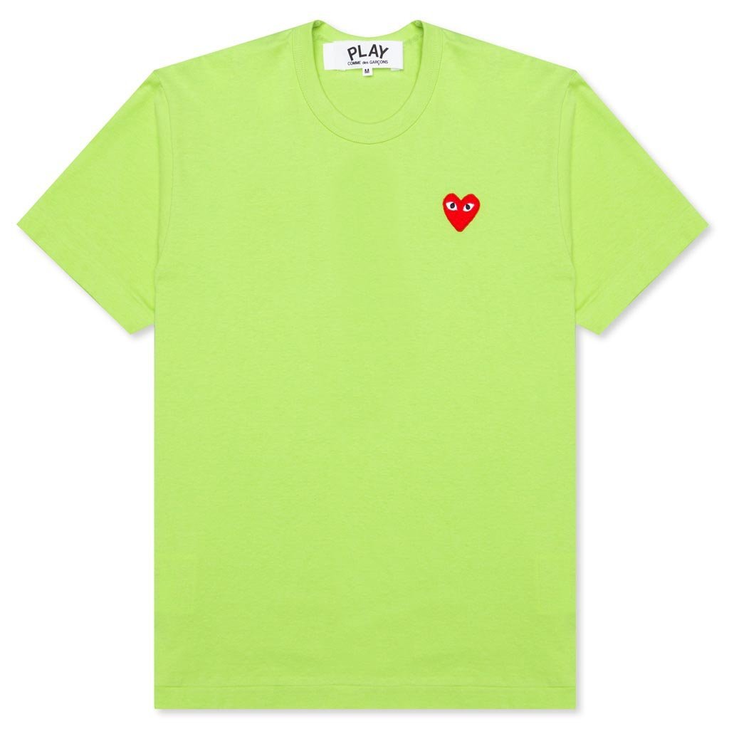 Comme des Garçons Play Logo Embroidered Crewneck T-Shirt