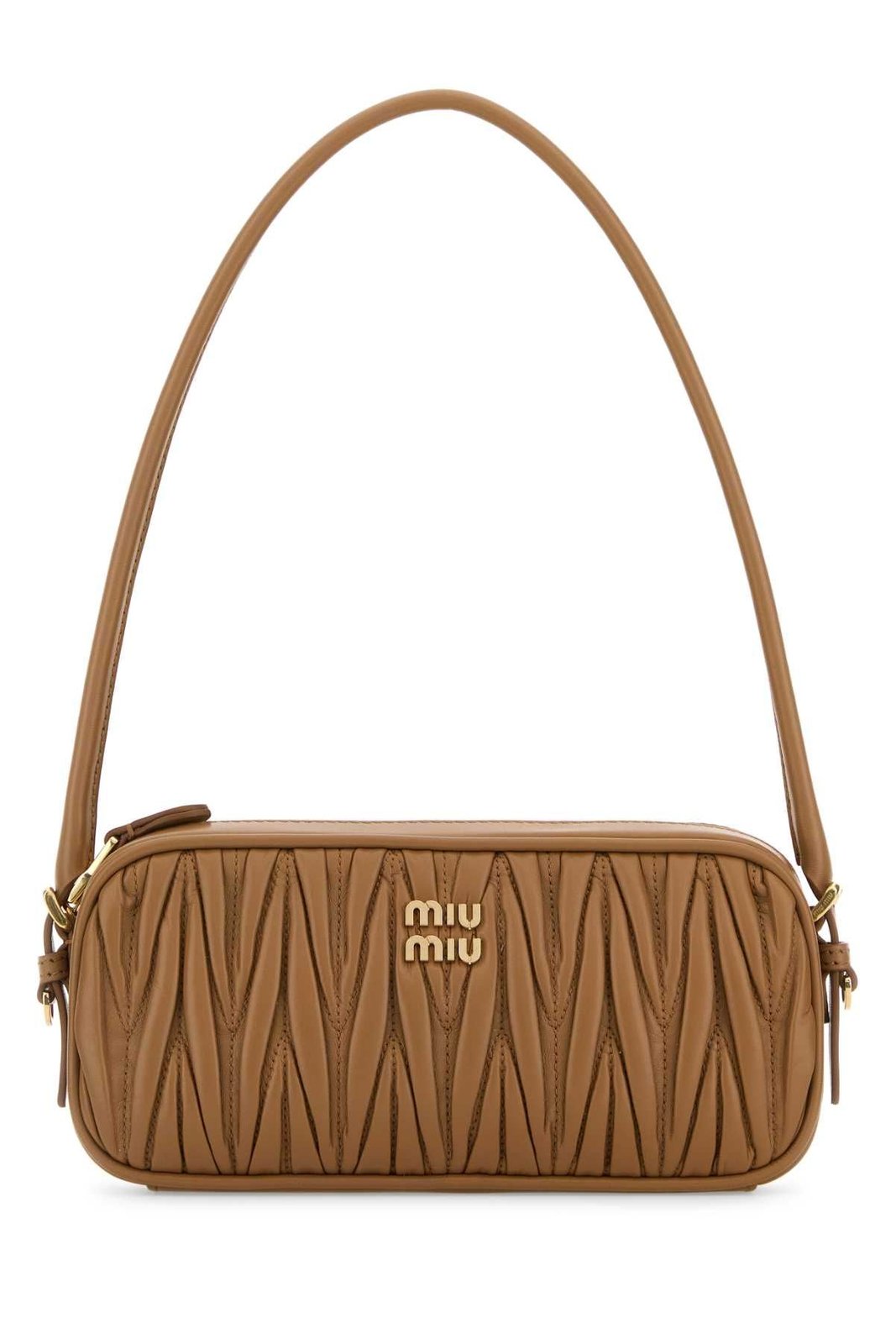 Miu Miu Logo-Lettering Zipped Shoulder Bag