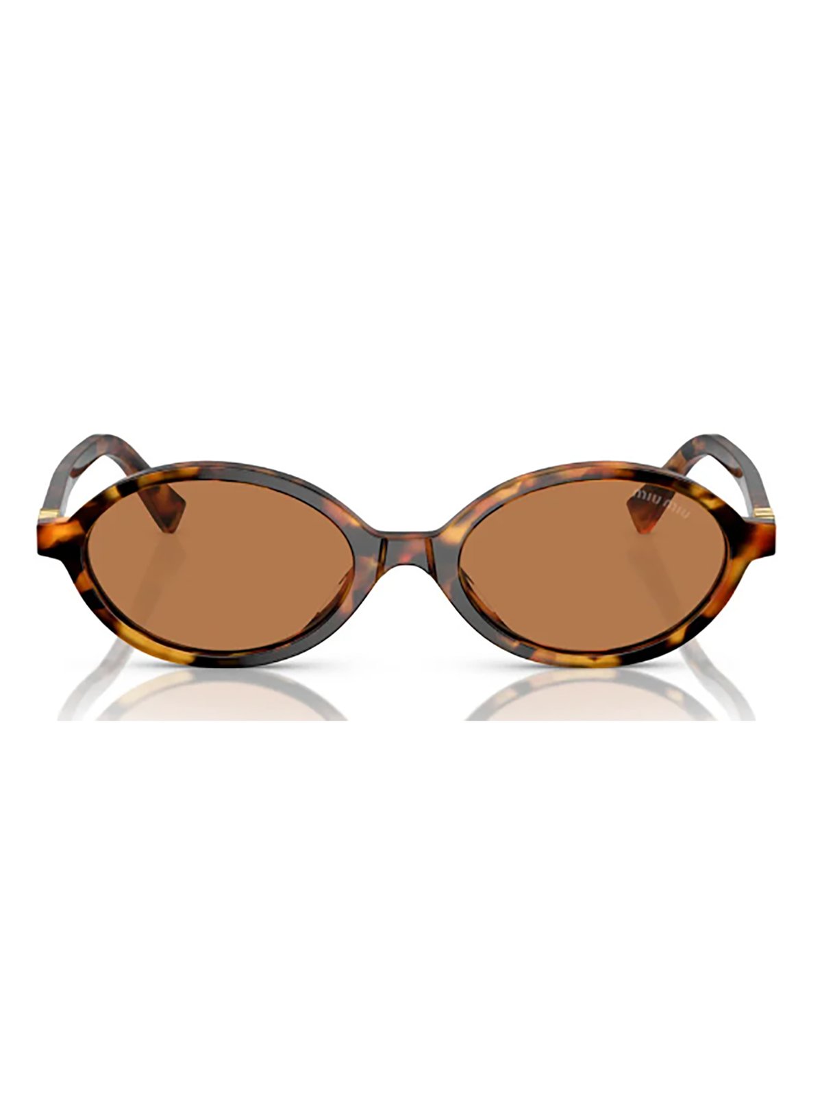 Miu Miu Eyewear Oval Frame Sunglasses
